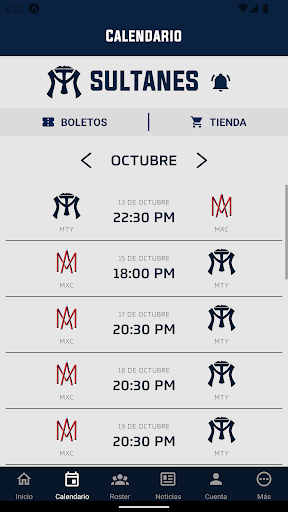 Sultanes de Monterrey Oficial Screen 2