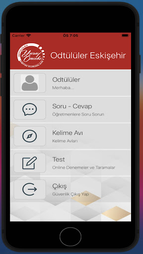 Android application Odtülüler Eskişehir screenshort