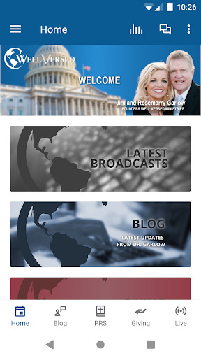 Android application Well Versed World screenshort
