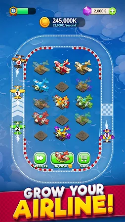 Game screenshot Plane Merge: Idle Merging Game mod apk