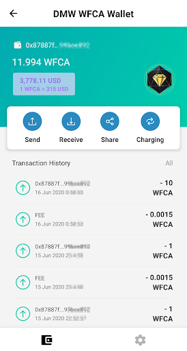 Diamond Multi Wallet Screen 3