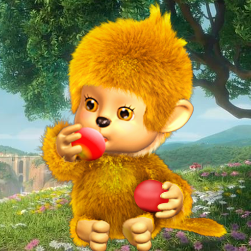 Talking Cute Monkey logo