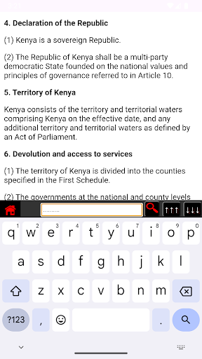 Constitution of Kenya 2010 Screen 3