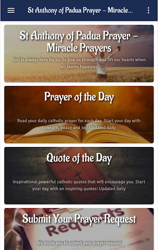 Android application St Anthony of Padua Prayer - M screenshort