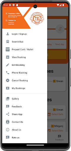 Android application Gorakhdham Express screenshort