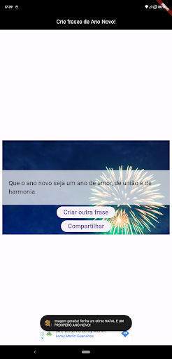 Android application Frases de Ano Novo screenshort