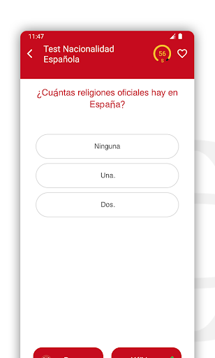 Test Nacionalidad Española Screen 3