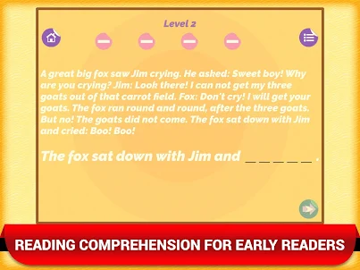Reading Comprehension Kids App