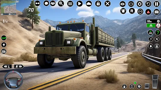 trò chơi xe tải quân đội