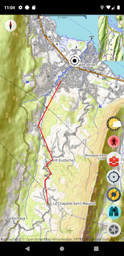 Android application Skails Map Viewer screenshort