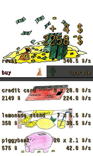 Money Clicker Screen 2