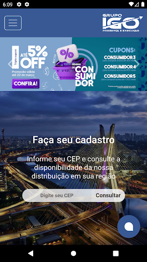 Android application Grupo IGO screenshort