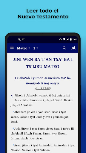 Android application Chol of Tila Bible screenshort