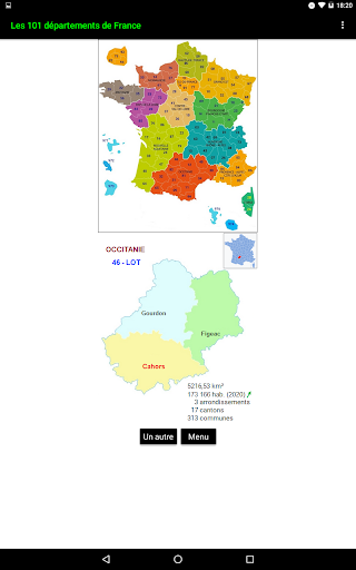 Les 101 départements de France