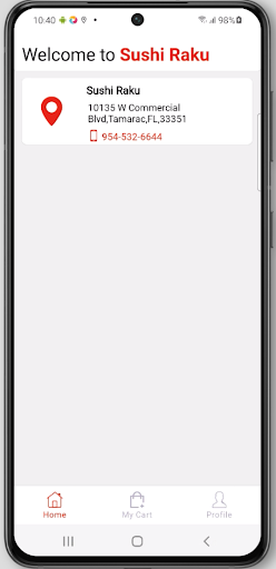 Sushi Raku Screen 2