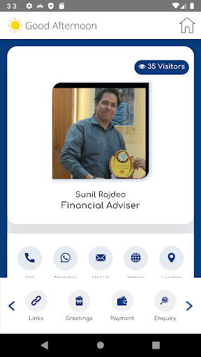 Android application Sunil Rajdeo screenshort