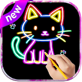 Glow Draw - Kids Book Coloring icon