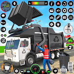 Cover Image of डाउनलोड कचरा ट्रक ड्राइविंग गेम्स 3डी  APK