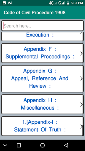 CPC - Civil Procedure Code Screenshot 4 - AppWisp.com
