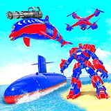 Dolphin Robot Transform Wars icon
