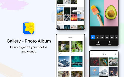 Android application Gallery - Photo & Video Player screenshort