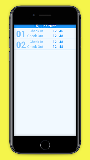 Time Check In Screen 3