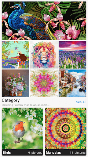 Android application Cross Stitch Book screenshort
