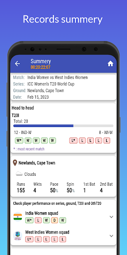 CricInclusive: Fantasy teams Screen 3