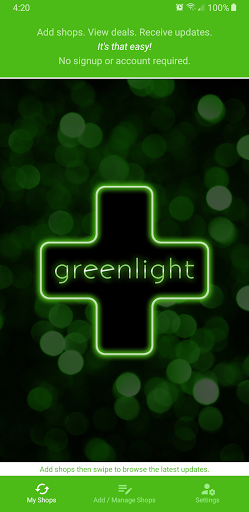 Android application Greenlight Alerts screenshort