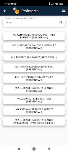 IngenieriaTracker Screen 2
