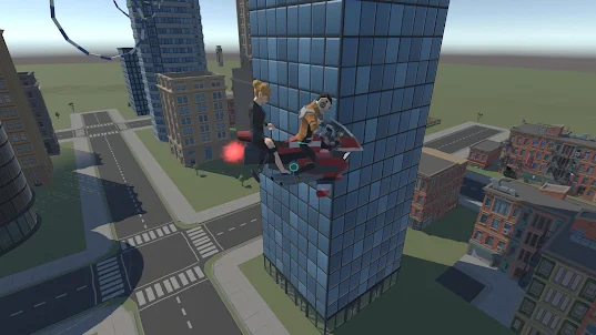 Flying Motorcycle 3D Jet Taxi