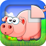 Animal sounds puzzle HD icon