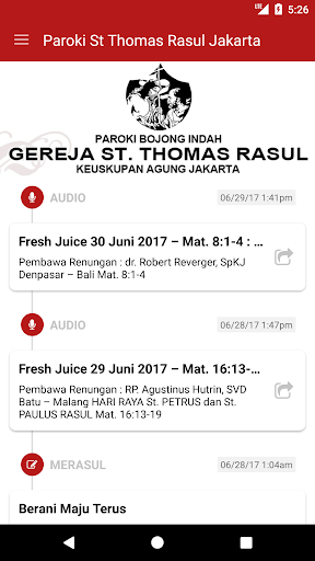 Paroki Santo Thomas Rasul Screen 2