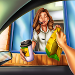 Cover Image of Unduh Food Simulator Drive Thru Cahsier 3d Cooking games 1.0 APK