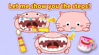 Little Panda ToothBrush Game - Screenshot 1