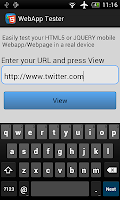 WebApp Tester APK ภาพหน้าจอ #4