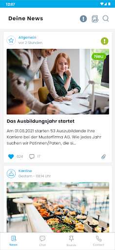 Android application Staffice screenshort