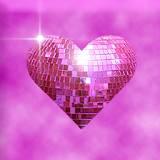 Pink Sparkle Hearts Live icon