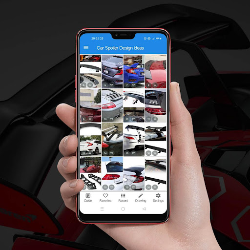 Android application Sport Car Spoiler Design Ideas screenshort