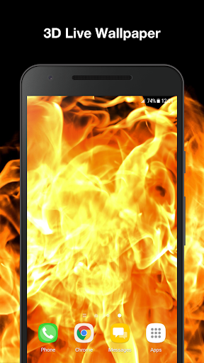 Android application Fire Explosion Wallpaper Pro screenshort