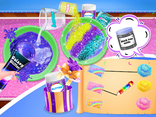 Galaxy Slime - Fluffy Glitter Screen 2
