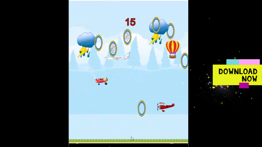 Android application Flying Rings screenshort