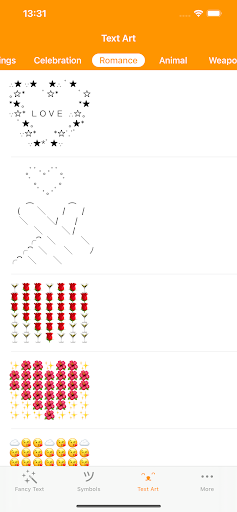 Fancy Text Symbols - Tools - apps