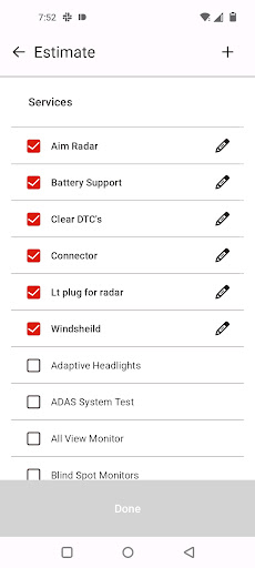 ADAS Mobile Screen 3
