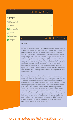 Daily Notes - Notes and List