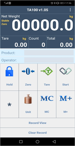 Android application TA100 screenshort
