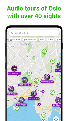 Android application Oslo Audio Guide by SmartGuide screenshort