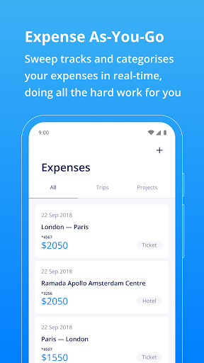 Android application Sweep screenshort