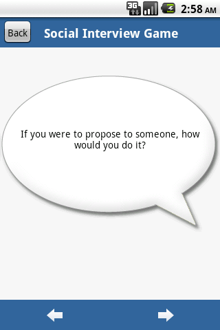 Android application Questions Game screenshort