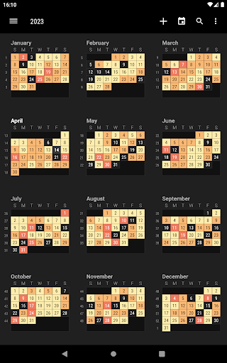 Screenshot of Simple Calendar - Plan Easily